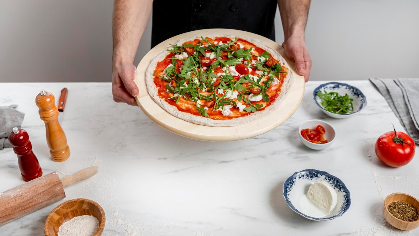 Aluat pizza fără dospire
