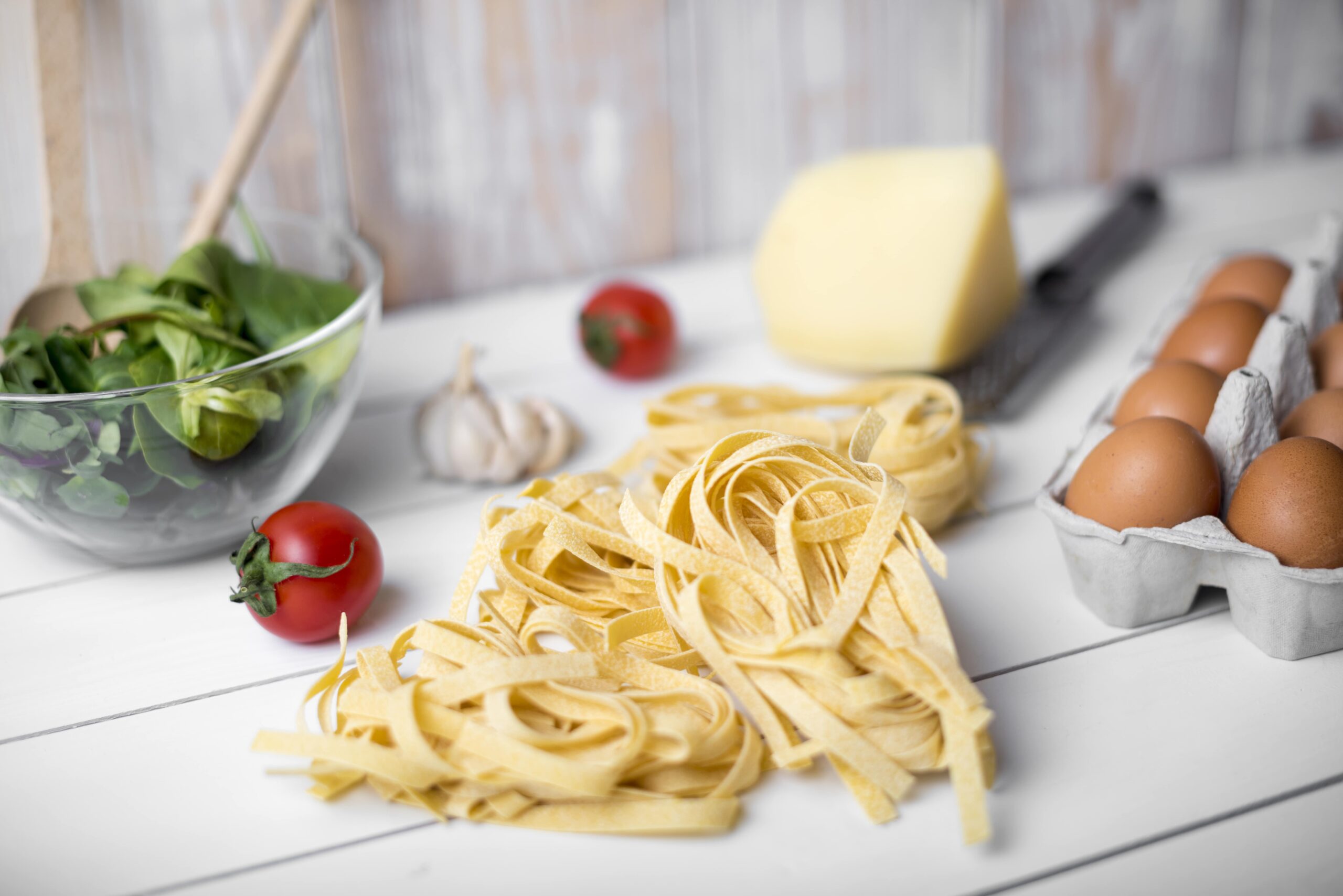 Tagliatelle italiene proaspete la Rispetto Cucina Italiana București
